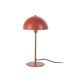 Outlet Tafellamp Bonnet - Rood - 20x20x39cm Tafellampen