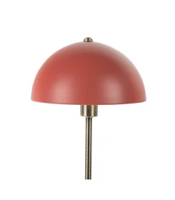 Outlet Tafellamp Bonnet - Rood - 20x20x39cm Tafellampen