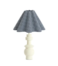 Light & Living Tafellamp Esino/Bezaha - Crème/Wit - Ø35x46cm