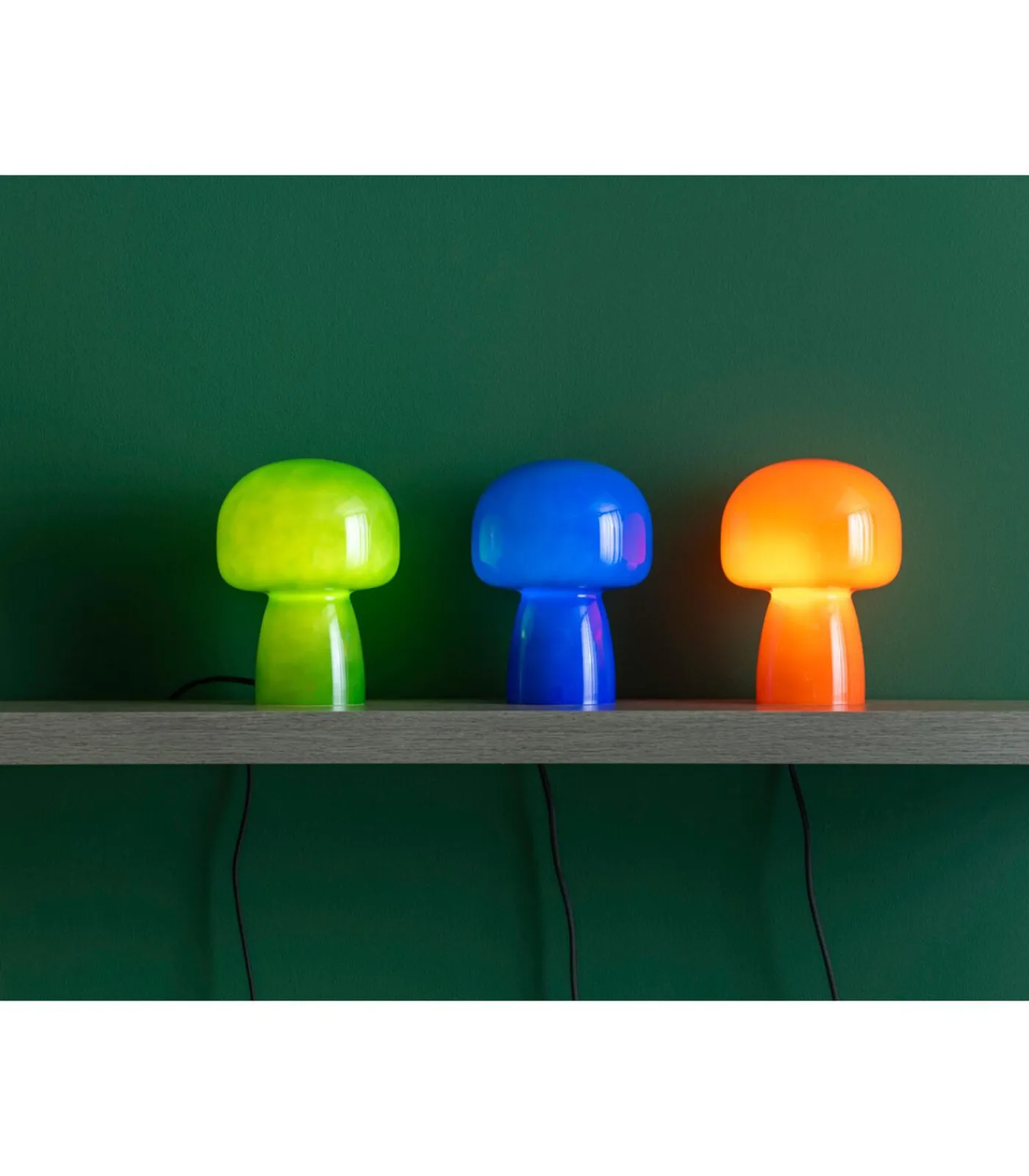 Leitmotiv Tafellamp Fervor - Groen - 15x15x20cm