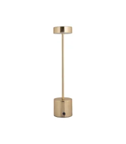 Leitmotiv Tafellamp Ganar Led - Goud - 8x8x37.5cm