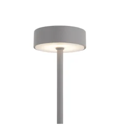 Leitmotiv Tafellamp Ganar Led - Grijs - 8x8x37.5cm