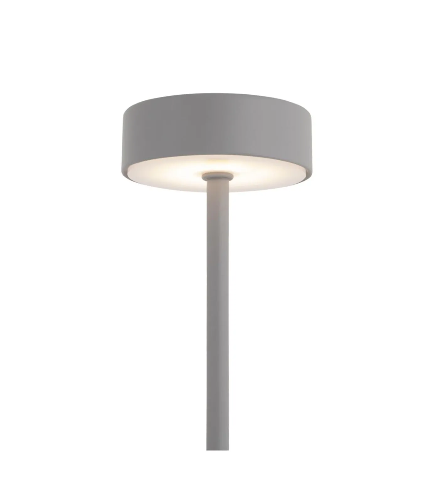 Leitmotiv Tafellamp Ganar Led - Grijs - 8x8x37.5cm