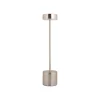 Outlet Tafellamp Ganar Led - Zilver - 8x8x37.5cm Stoelen