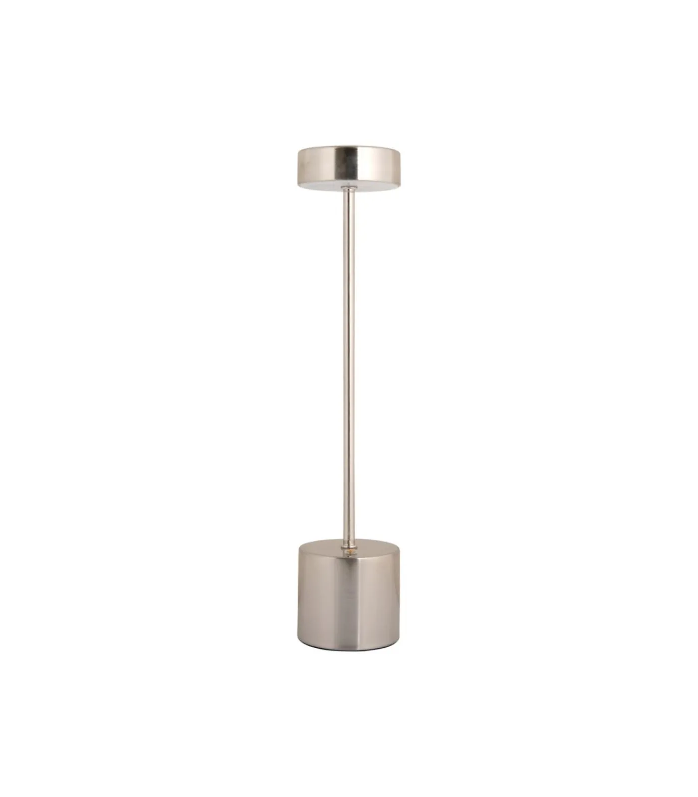 Outlet Tafellamp Ganar Led - Zilver - 8x8x37.5cm Stoelen