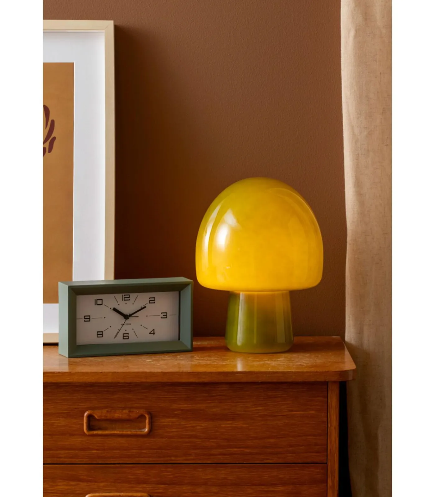 Leitmotiv Tafellamp Gozar - Groen - 20x20x27cm