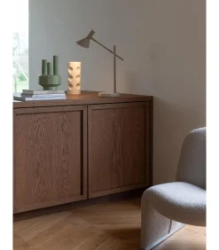 Online Tafellamp Izmir - Bruin - 44x18x59cm Tafellampen