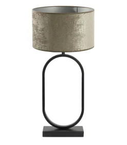 Sale Tafellamp Jamiri/Chelsea - Zwart/Zilver - Ø30x67cm Tafellampen