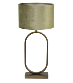 Light & Living Tafellamp Jamiri/Gemstone - Ant, Brons/Olive - Ø30x67cm