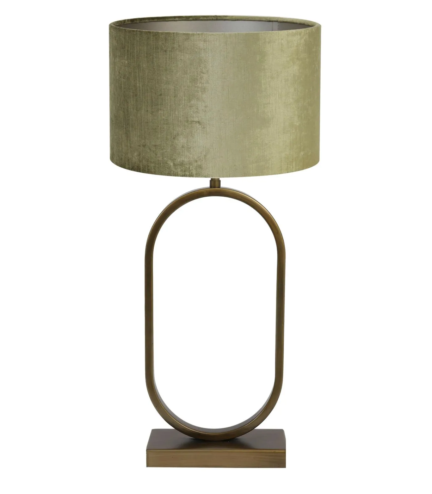 Light & Living Tafellamp Jamiri/Gemstone - Ant, Brons/Olive - Ø30x67cm