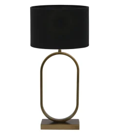 Light & Living Tafellamp Jamiri/Livigno - Ant, Brons/Zwart - Ø30x67cm