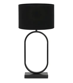 Discount Tafellamp Jamiri/Livigno - Zwart/Zwart - Ø30x67cm Tafellampen