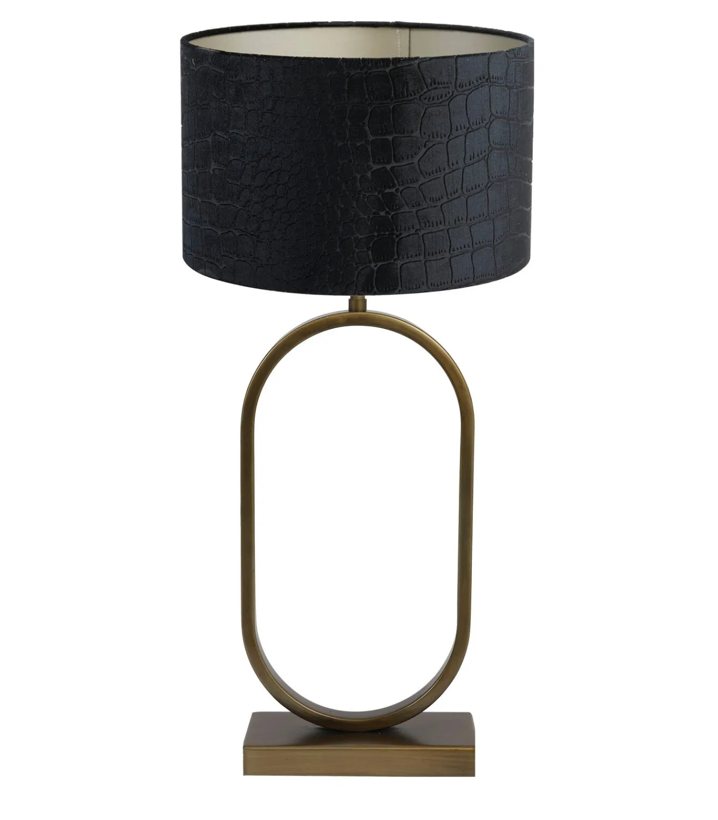 Light & Living Tafellamp Jamiri/Praya - Ant, Brons/Zwart - Ø30x67cm