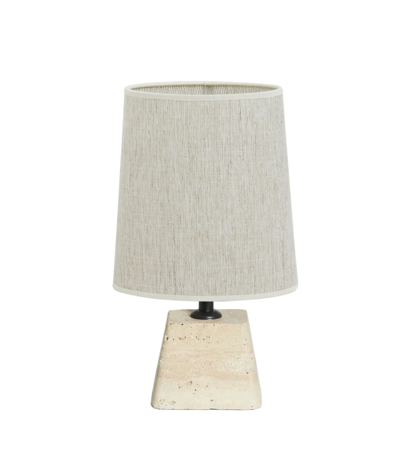 Discount Tafellamp Kardan/Breska - Zand/Wit - 21x17,5x42cm Tafellampen