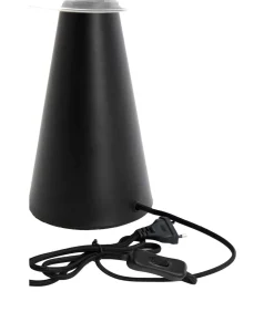 Light & Living Tafellamp Mueda - Zwart - Ø30cm