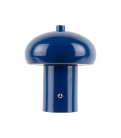 Online Tafellamp Retro Seta Led - Blauw - 12.5x12.5x15cm Tafellampen