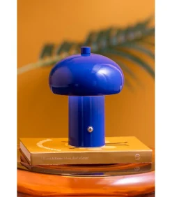 Online Tafellamp Retro Seta Led - Blauw - 12.5x12.5x15cm Tafellampen