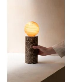 Best Tafellamp Tivoli - Bruin - Ø12cm Tafellampen