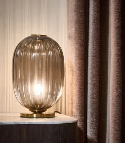 S|P Collection Tafellamp 20xH35cm smoked Beam