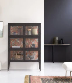 New Tana - Vitrinekast van iepenhout Meubels