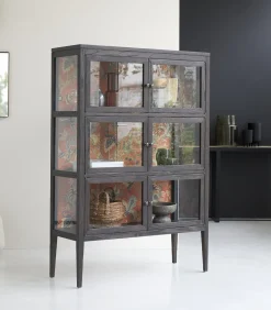 New Tana - Vitrinekast van iepenhout Meubels