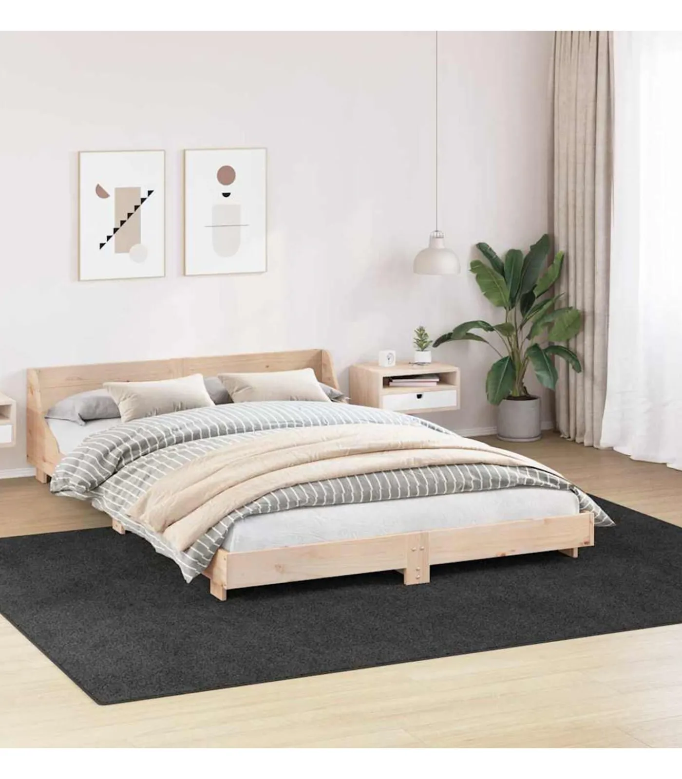 Hot Tapijt Donkergrijs 240 x 340 cm Polypropyleen Tapijten