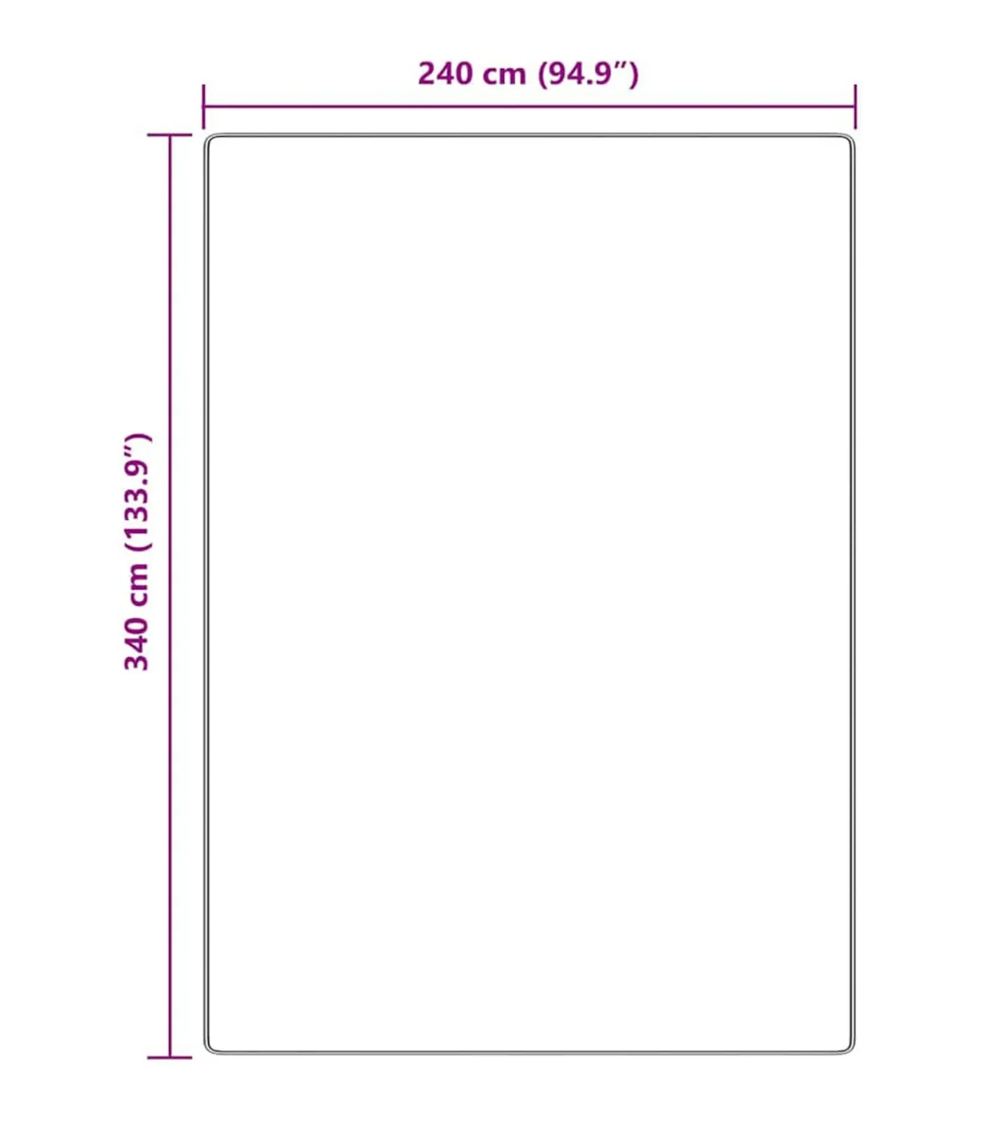 Hot Tapijt Donkergrijs 240 x 340 cm Polypropyleen Tapijten