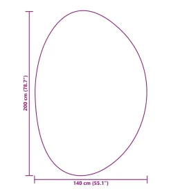 vidaXL Tapijt HUARTE Zwart 140 x 200 cm Polyester