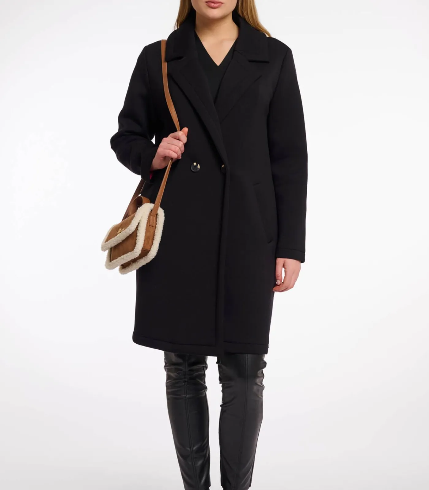 Tas van imitatiesuède Bruin OS DAMES Tassen