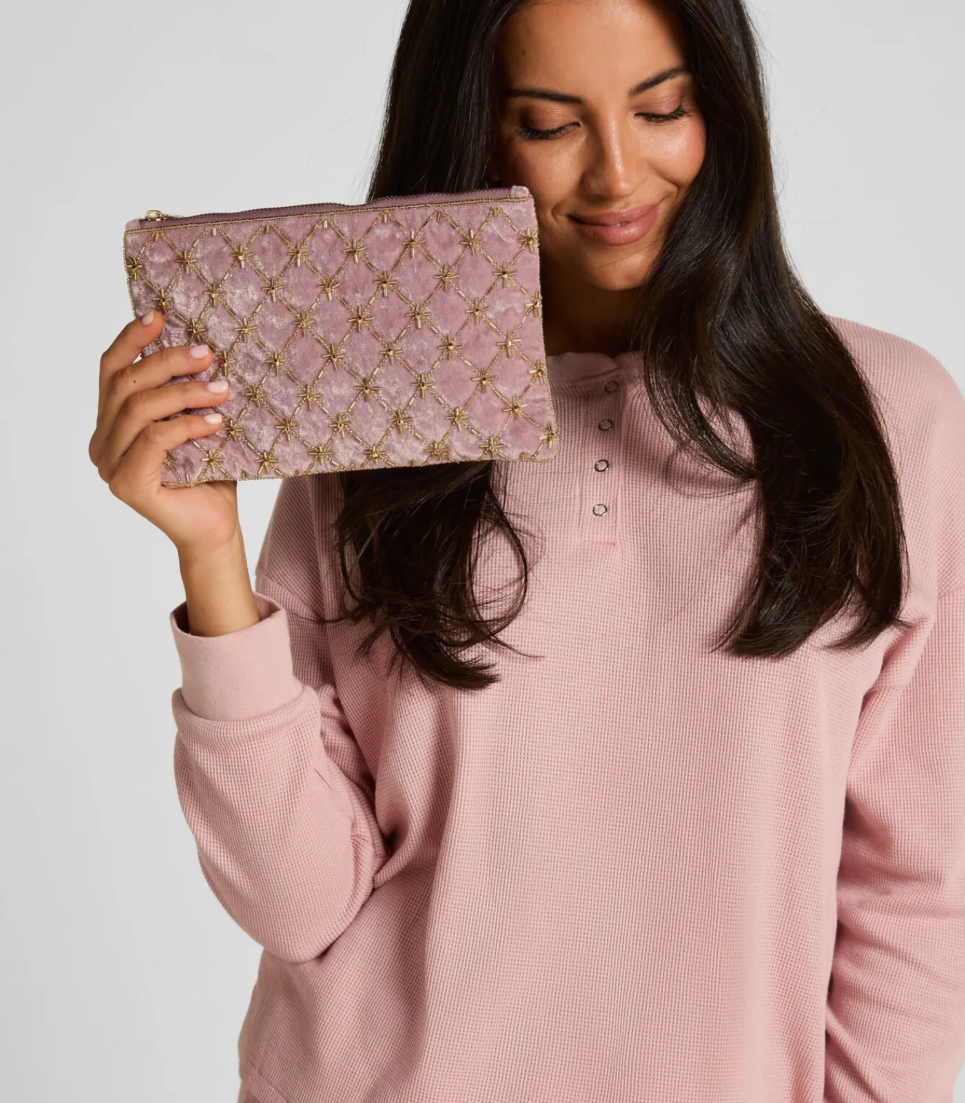 Discount Tasje met kraaltjes Make Up Tassen & Koffers