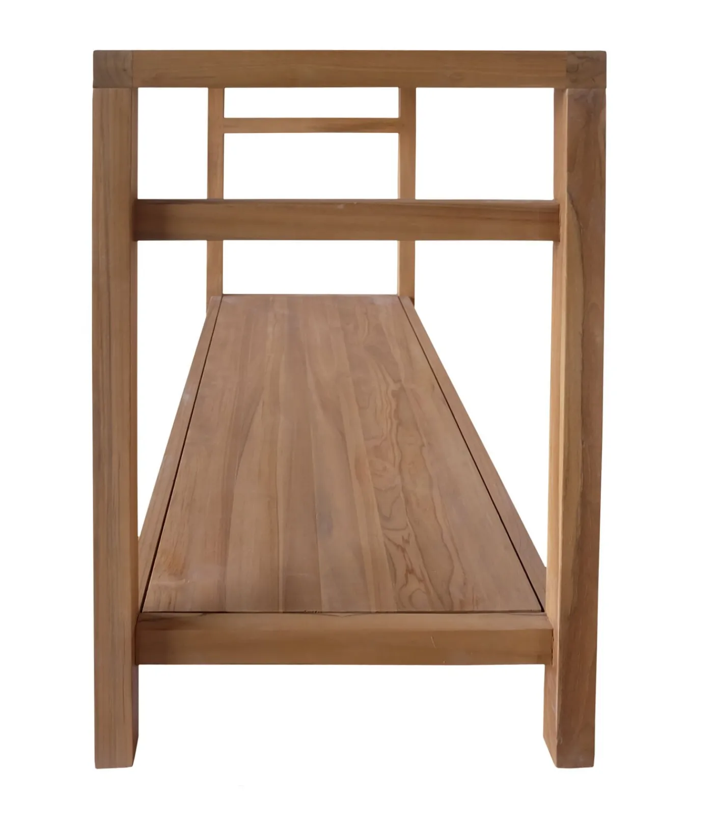 Online Teak dubbele wastafel 120cm DEWI Meubels