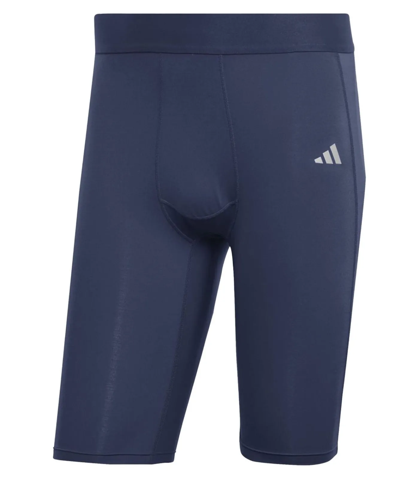Heren Adidas TECHFIT - Korte Broek - Marineblauw