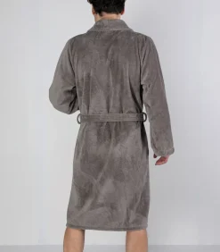 Online Teddy Badjas Grijs Heren Badjassen