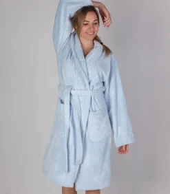 Discount Teddy Badjas Licht Blauw DAMES Badjassen