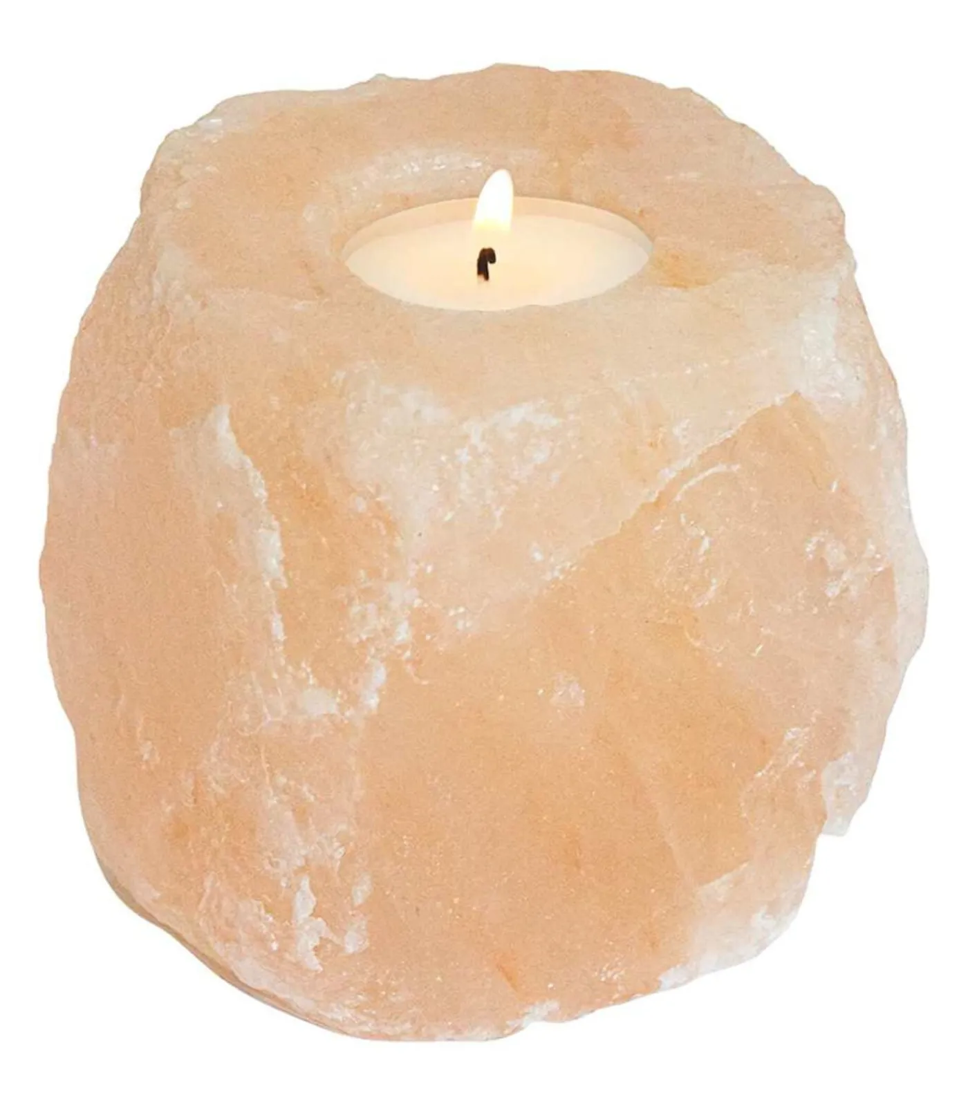 Outlet Teelicht houders 4 pcs Roze Steen Kaarsen & Kaarshouders