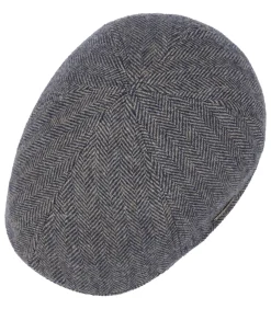 Discount Texas Wool Herringbone Blauw Heren Hoeden & Petten