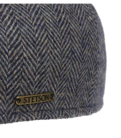 Discount Texas Wool Herringbone Blauw Heren Hoeden & Petten