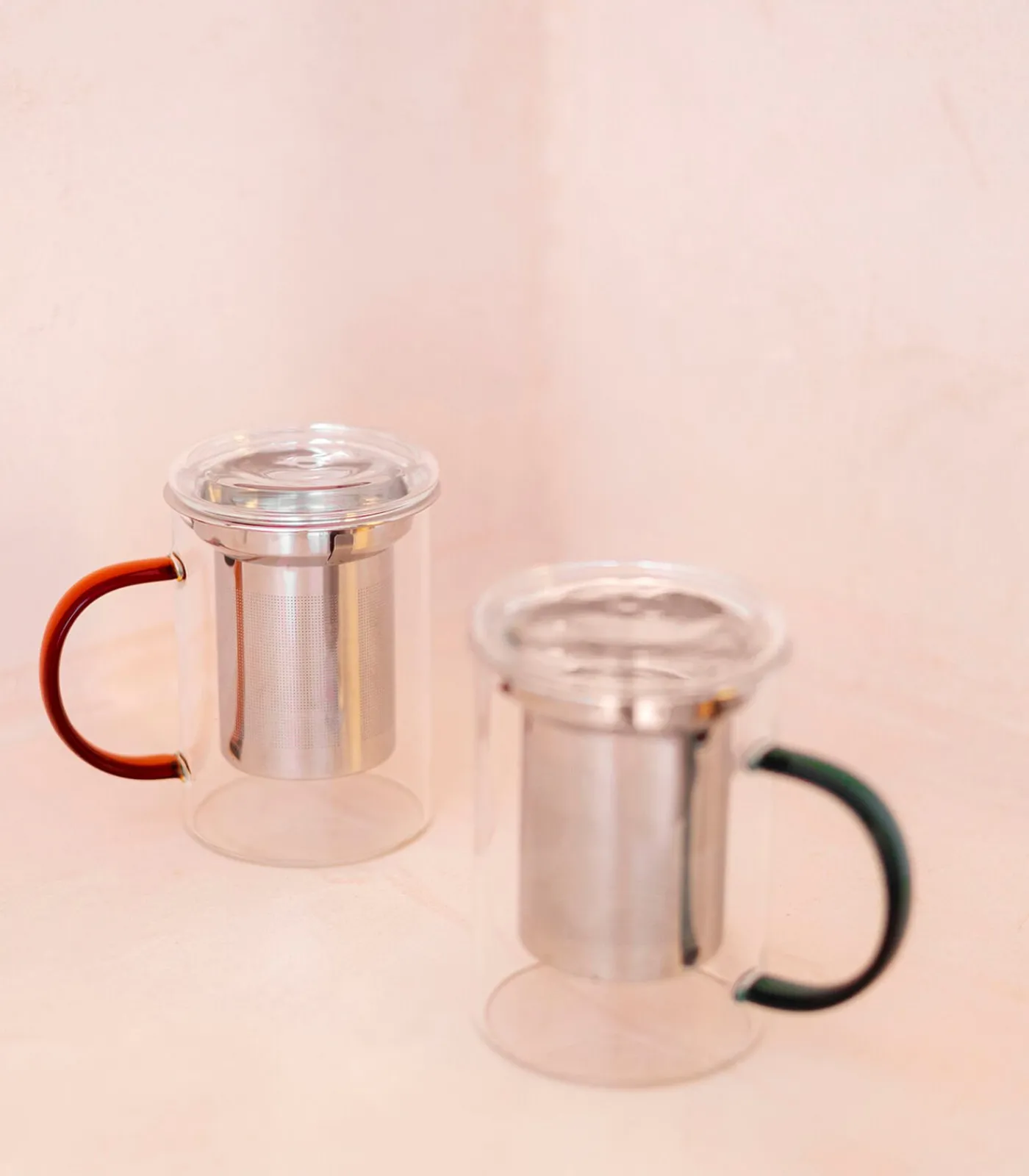 Theebeker 43cl met filter en deksel amber Liv Tafelgerei