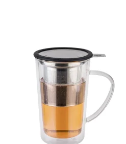 Best Theeglas met theefilter MIRA Koffie & Thee Maken