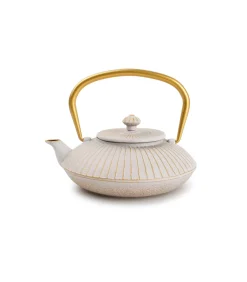 New Theepot 50cl beige/goud Ocha Koffie & Thee Maken