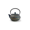 Hot Theepot 80cl blad goud/blauw My Tea Koffie & Thee Maken