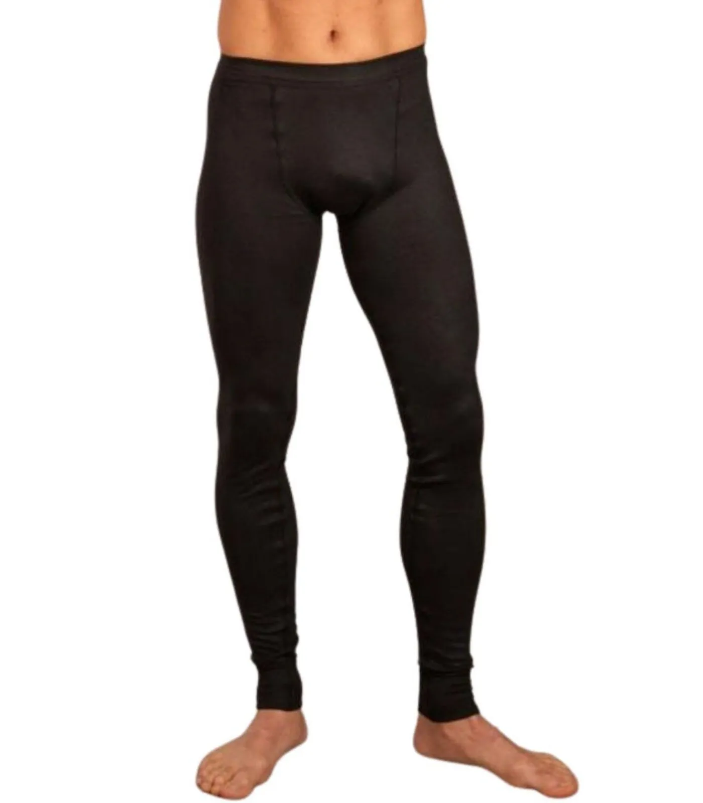 Heren Ten Cate Thermobroek heren - Warme winter Thermolegging - Zwart - Wit