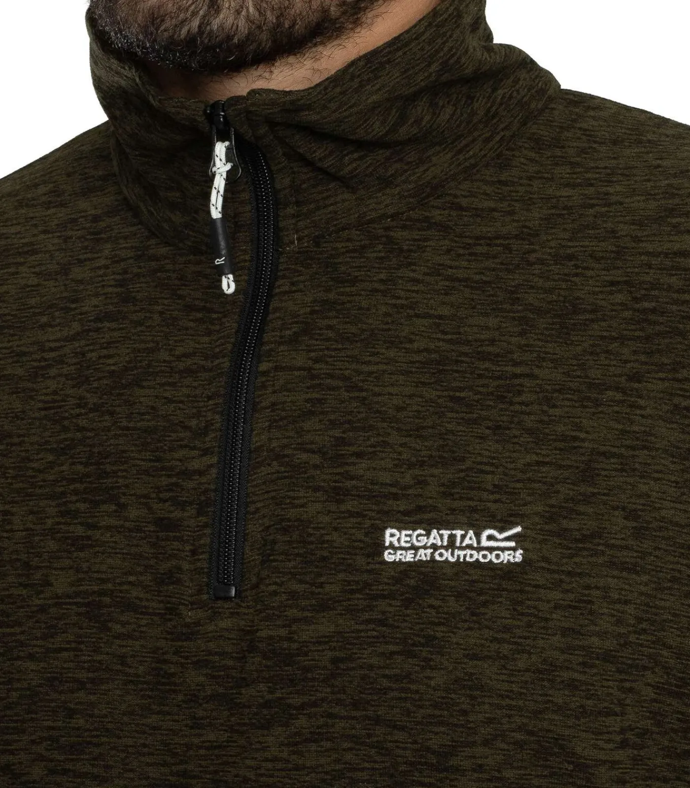 Best Thompson Marl Fleece Met Halve Rits Heren Truien & Cardigans