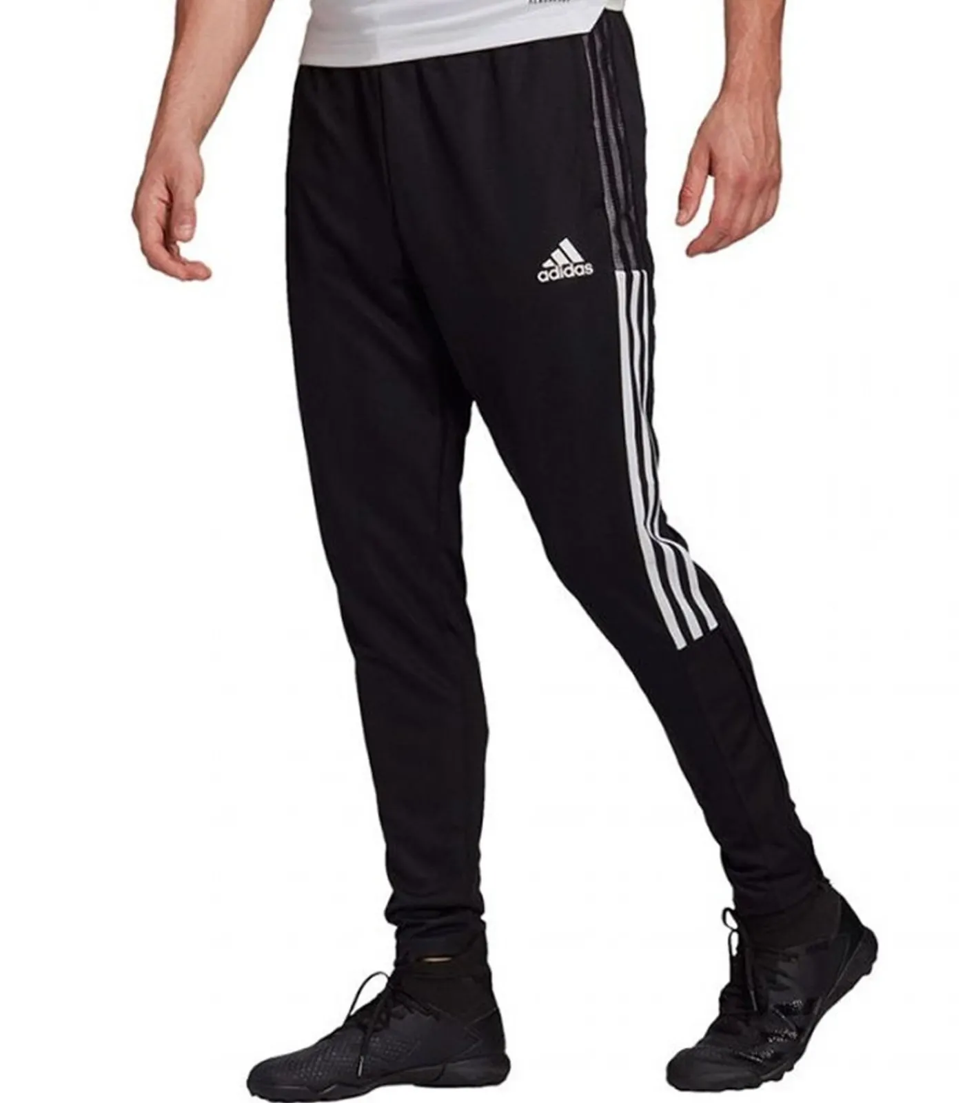 Heren Adidas TIRO 21 - Joggingbroek - Zwart