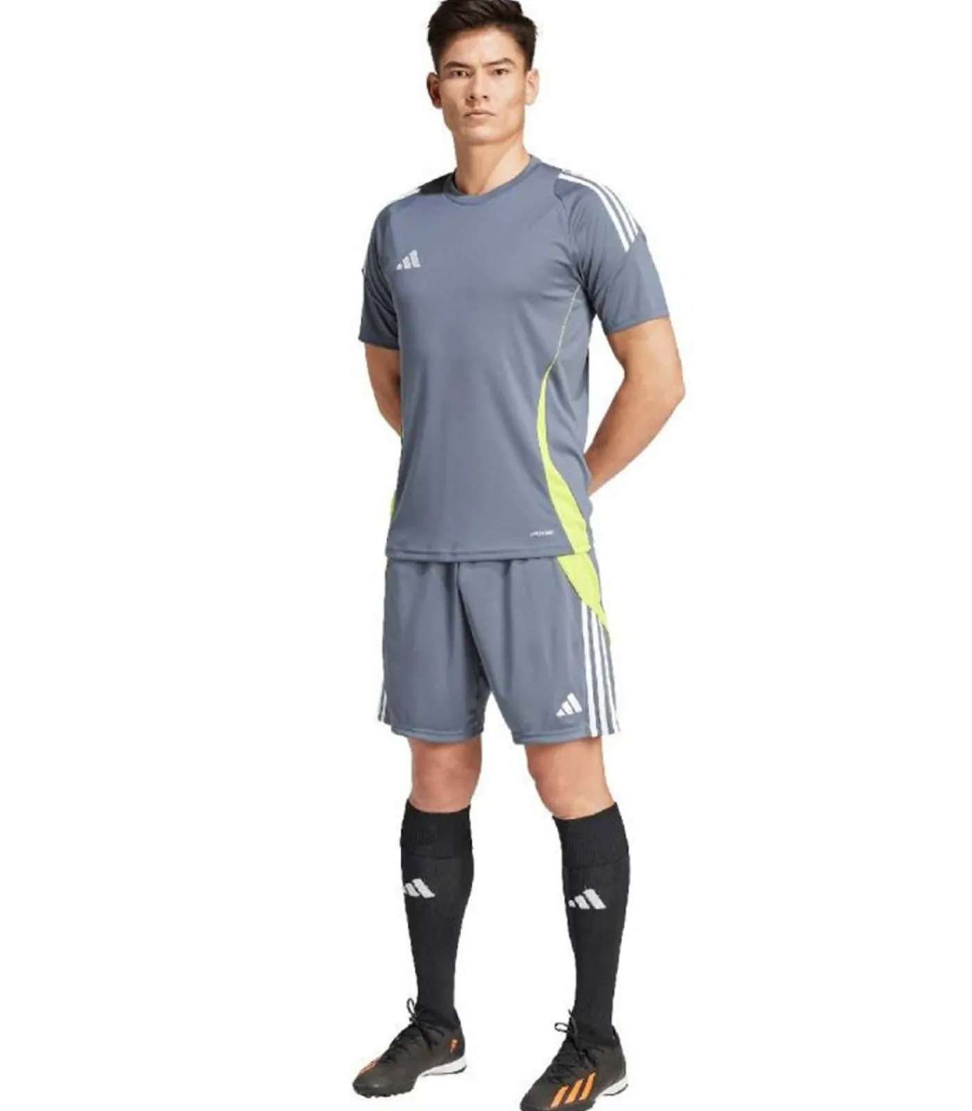 Heren Adidas TIRO 24 - Korte Broek - Grijs