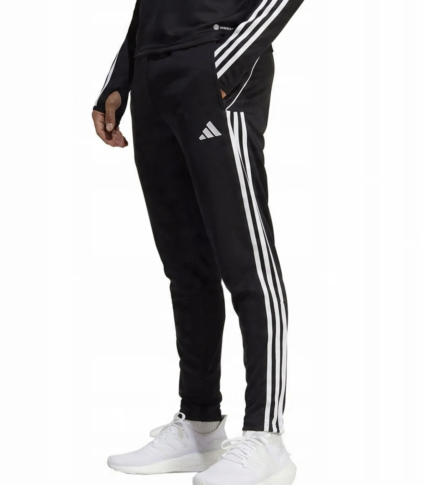 Clearance TIRO 23 LEAGUE - Joggingbroek - Zwart Kinderen Shorts & Broeken