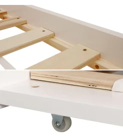 Kinderen HAPPY GARDEN Tiroir-lit blanc