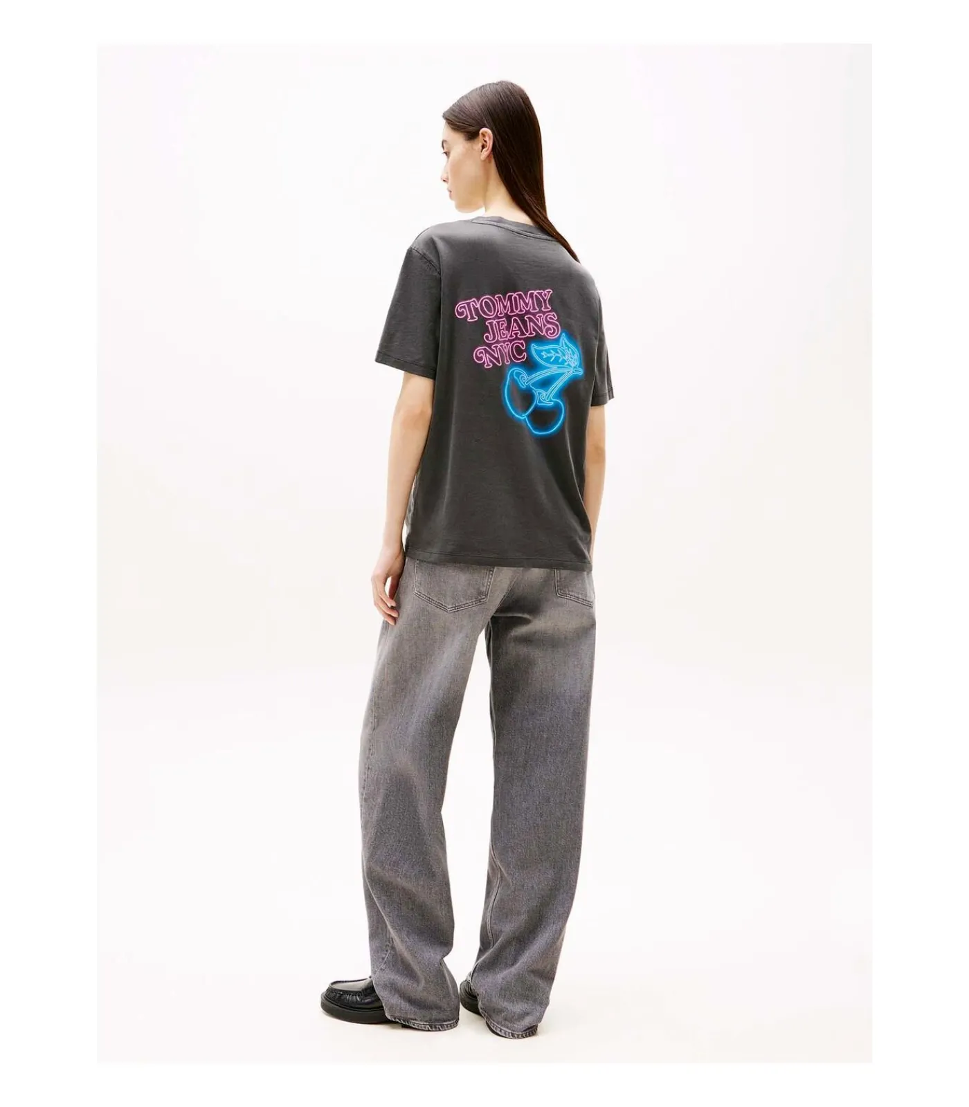 DAMES Tommy Jeans Tjw Rlx Neon Ss Tee