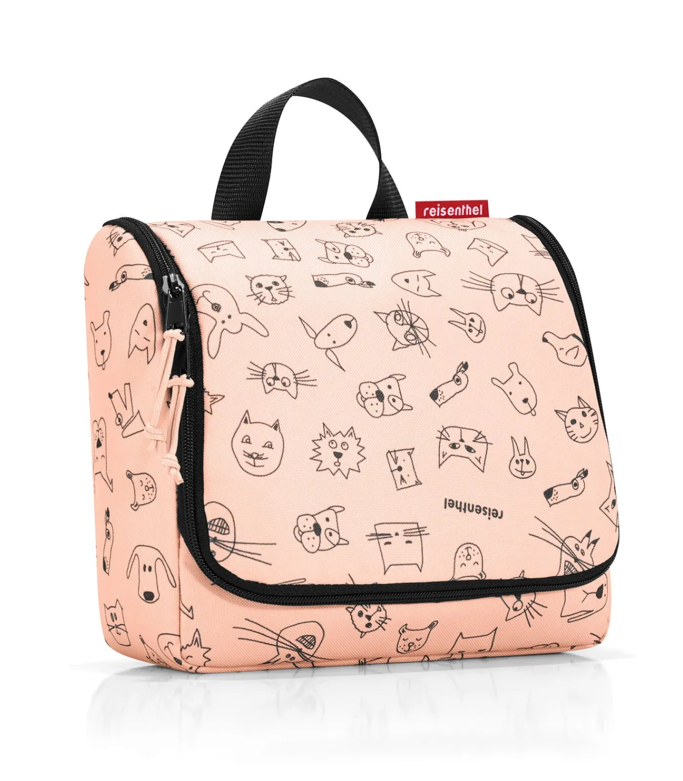 reisenthel Toiletbag - Toilettas - Cats&Dogs Rose Roze