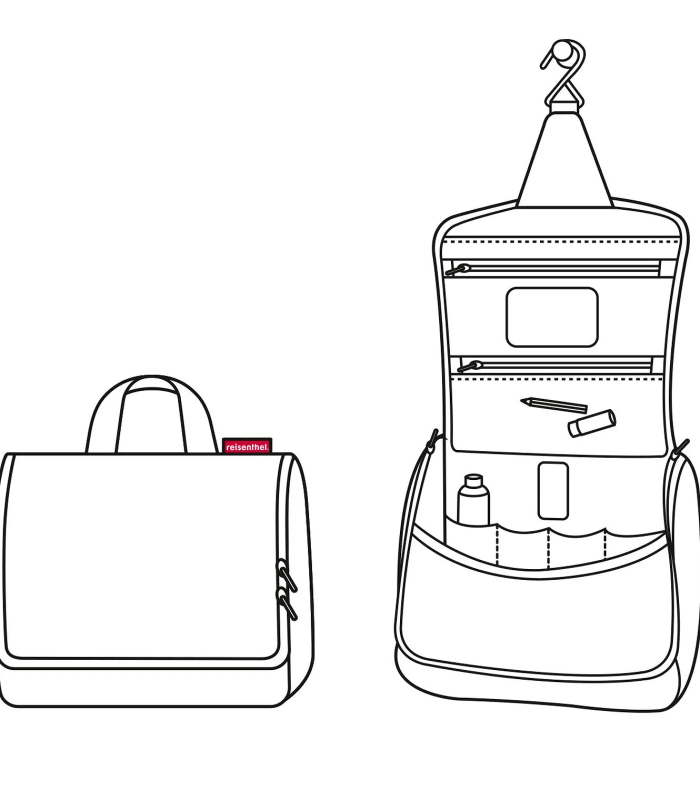 reisenthel Toiletbag - Toilettas - Zwart